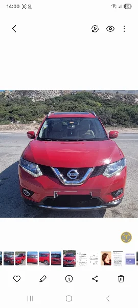 Nissan X-trail 2015 Essence 109 000 km Bizerte