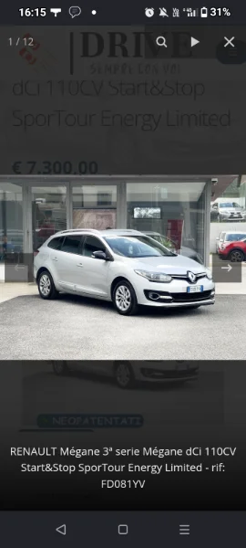 Renault Megane - Renault Megane 2015 Diesel
