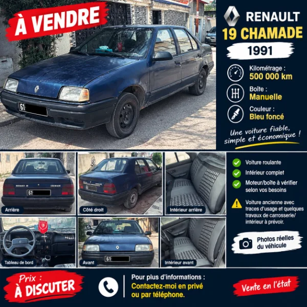 Renault R19 1991 Essence