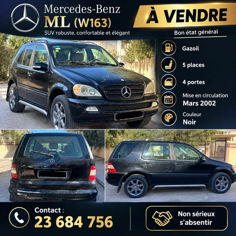 Mercedes Classe m 2002 Diesel